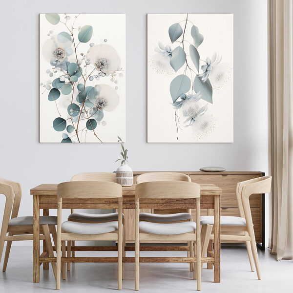 Delicate blooms in soft hues