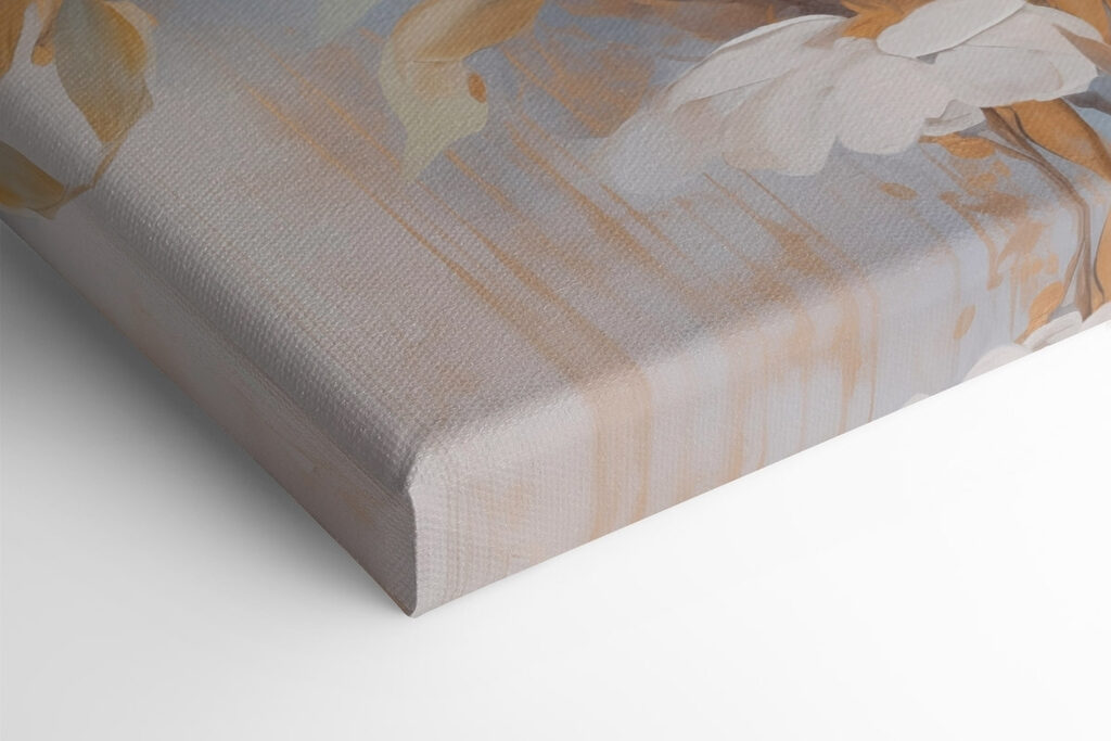 Painting of white flowers
