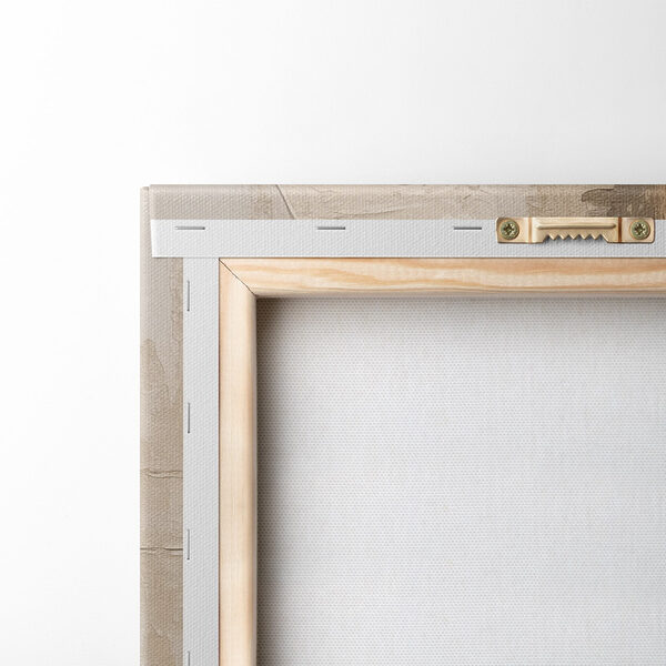 Textured layers in warm hues