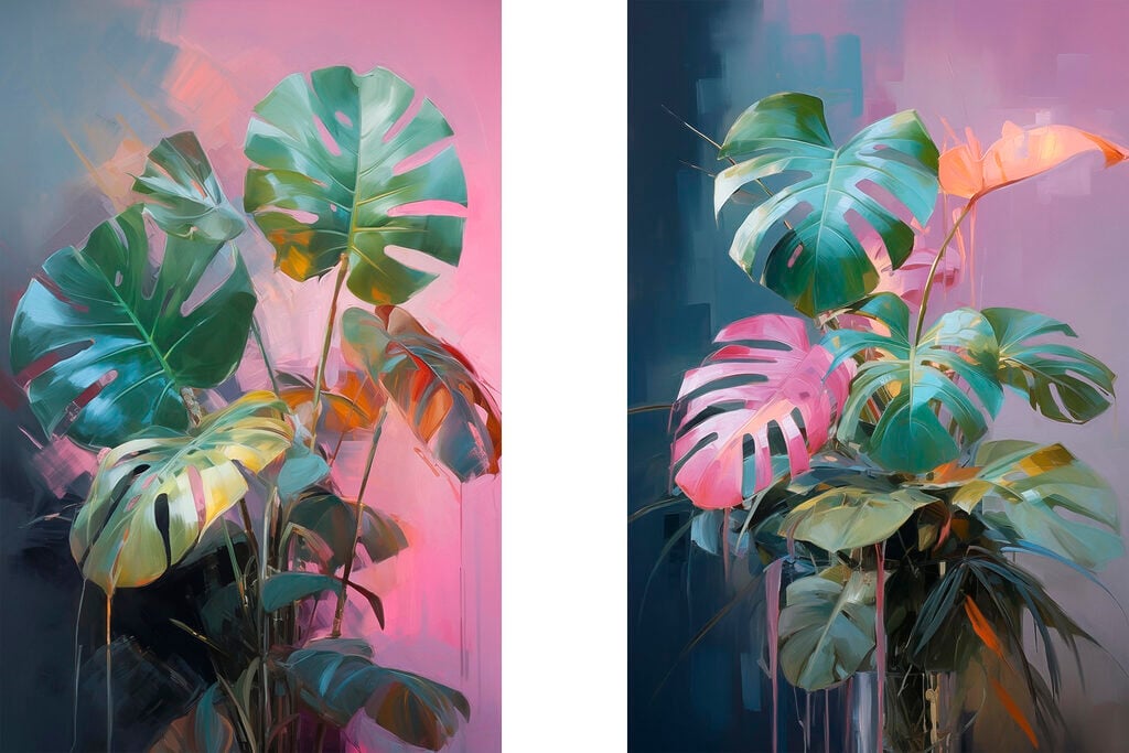 Painting of a plant