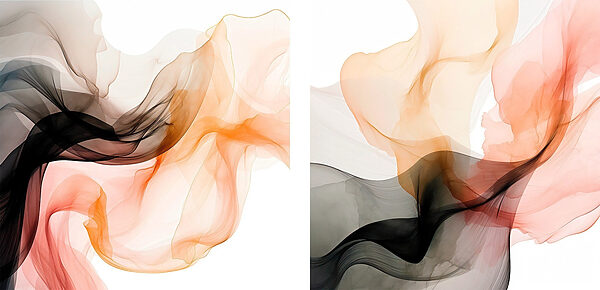 Dynamic swirls of color and form