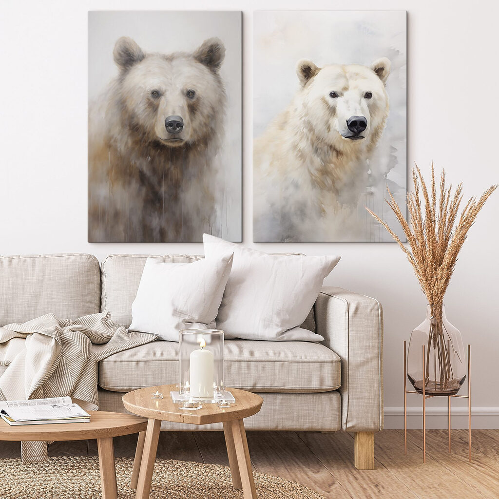 Painting of a bear