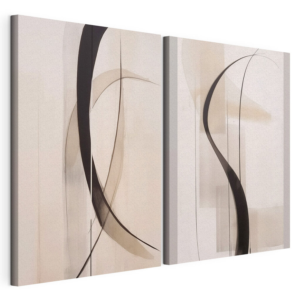 Dynamic curves in soft tones