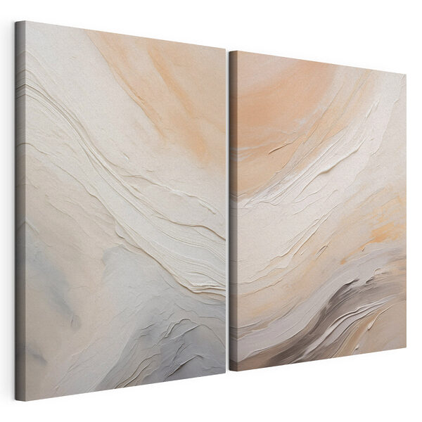 Gentle waves of soft color blend