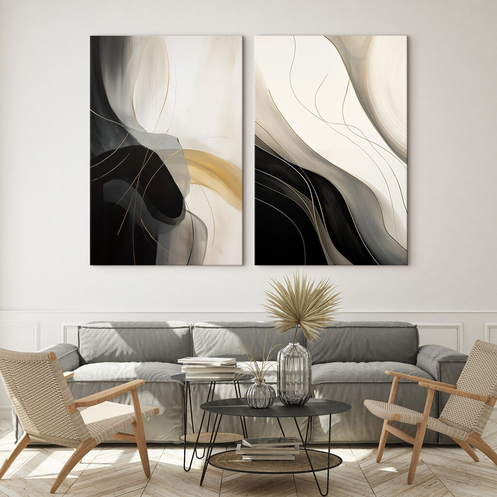 Black and white artwork