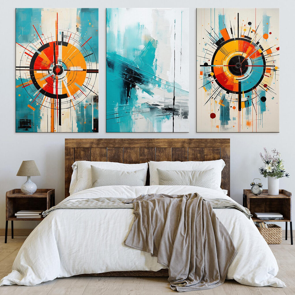 Three pieces of art