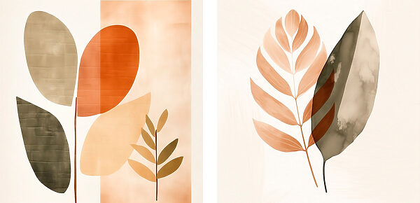 Two images of leaves