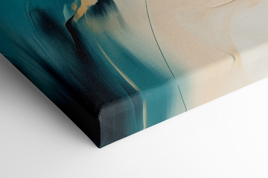 Two paintings of different colors