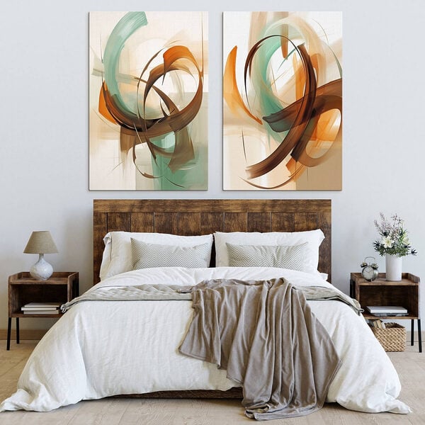 Flowing colors in harmonious motion