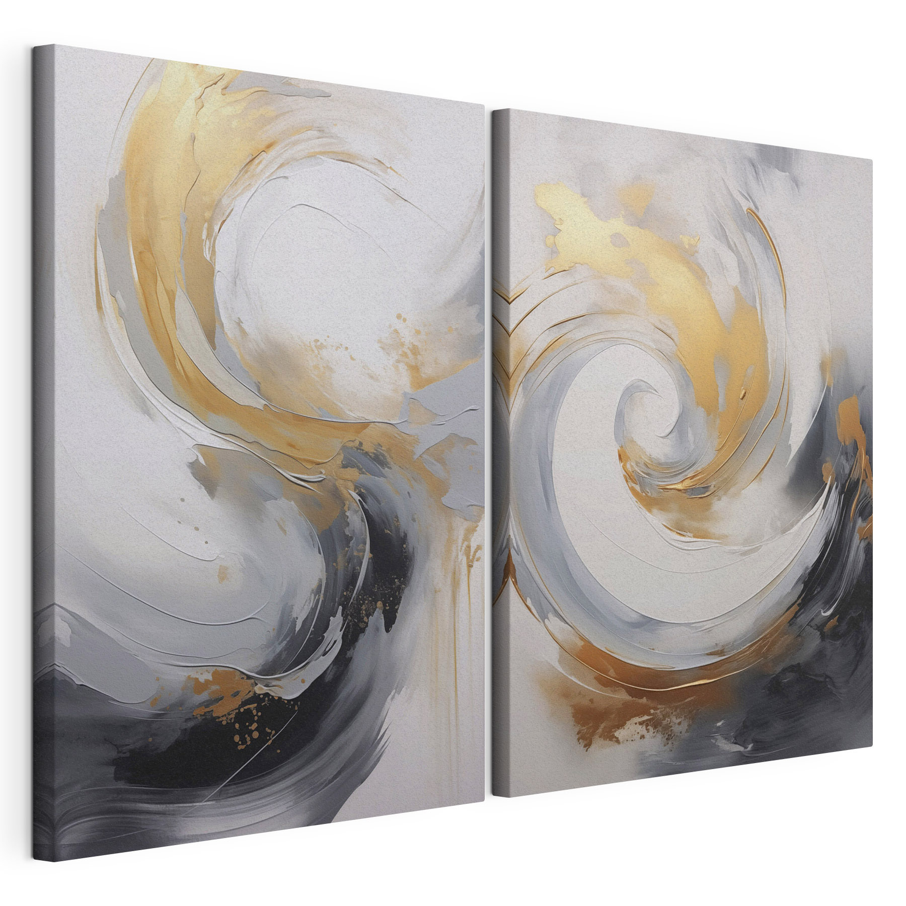 Two images of a painting