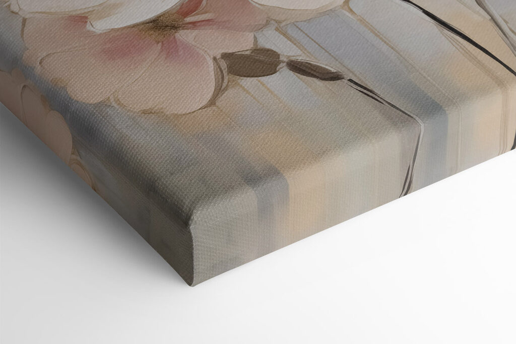 Delicate blooms in soft tones