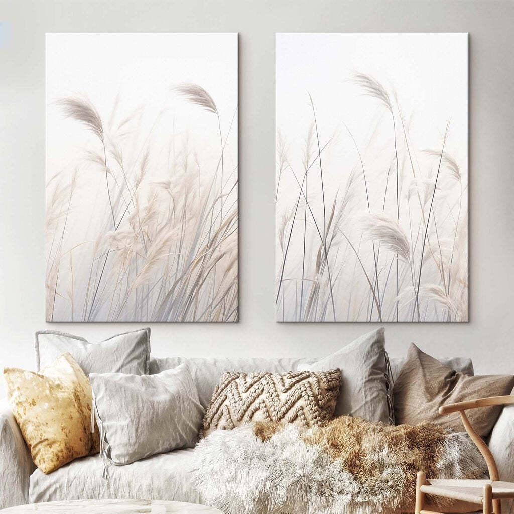 Soft grasses whispering in the breeze