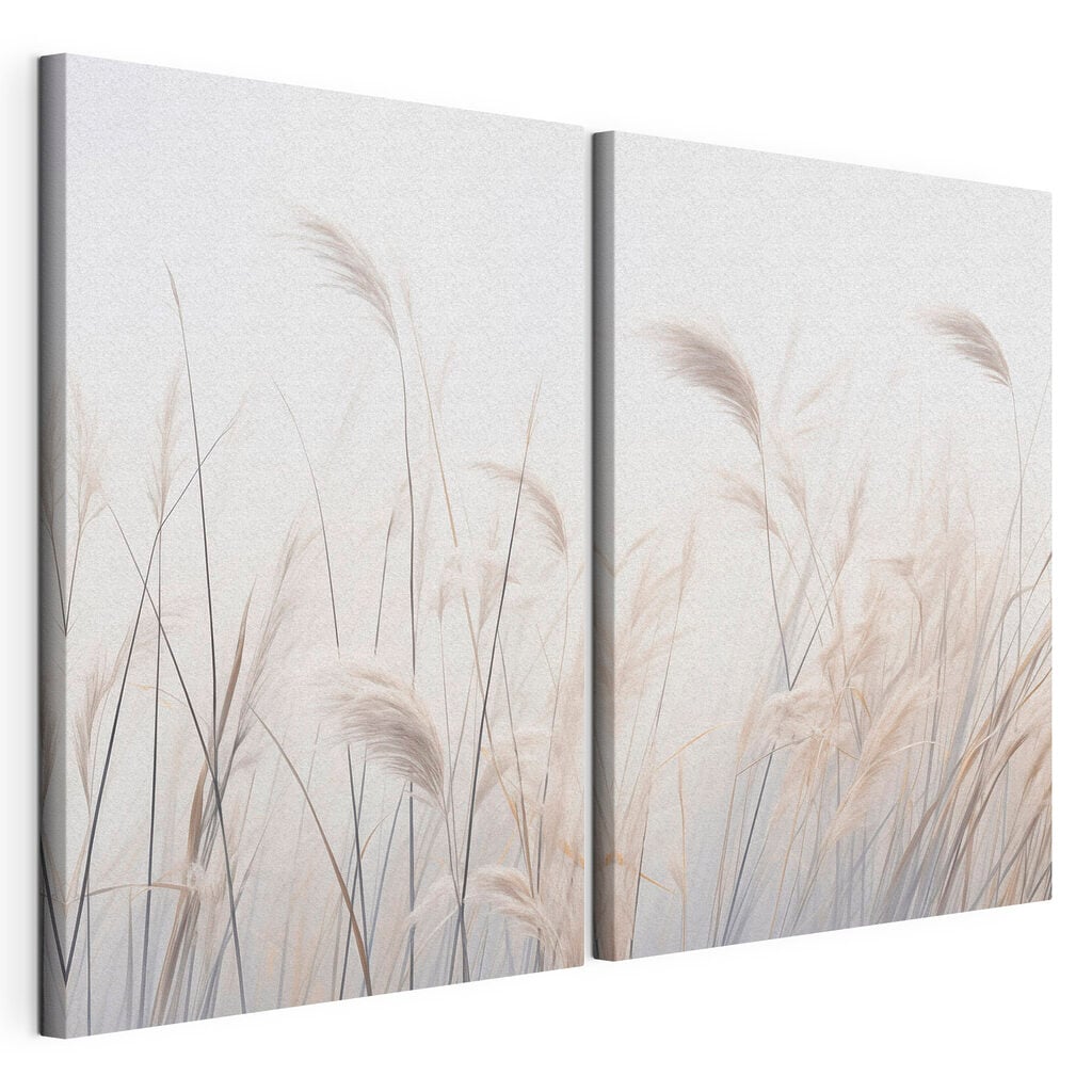 Soft grasses whispering in the breeze