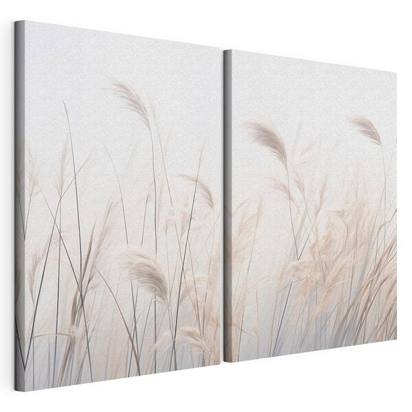 Soft grasses whispering in the breeze