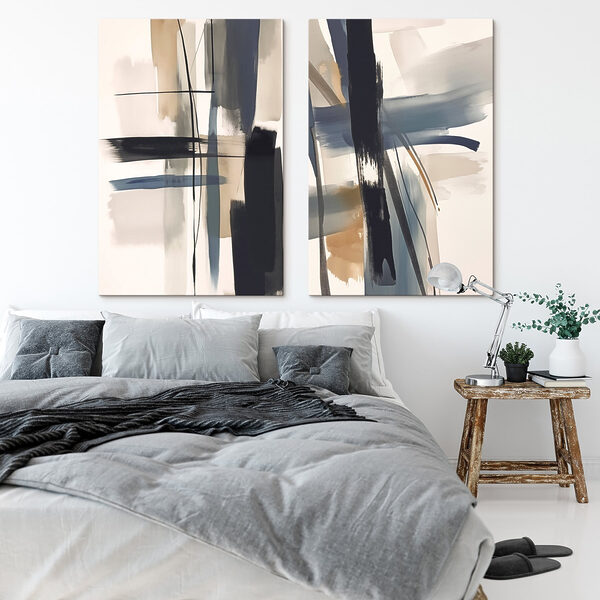 Pair of art pieces