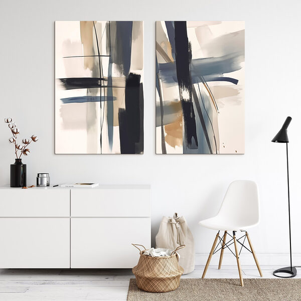 Pair of art pieces