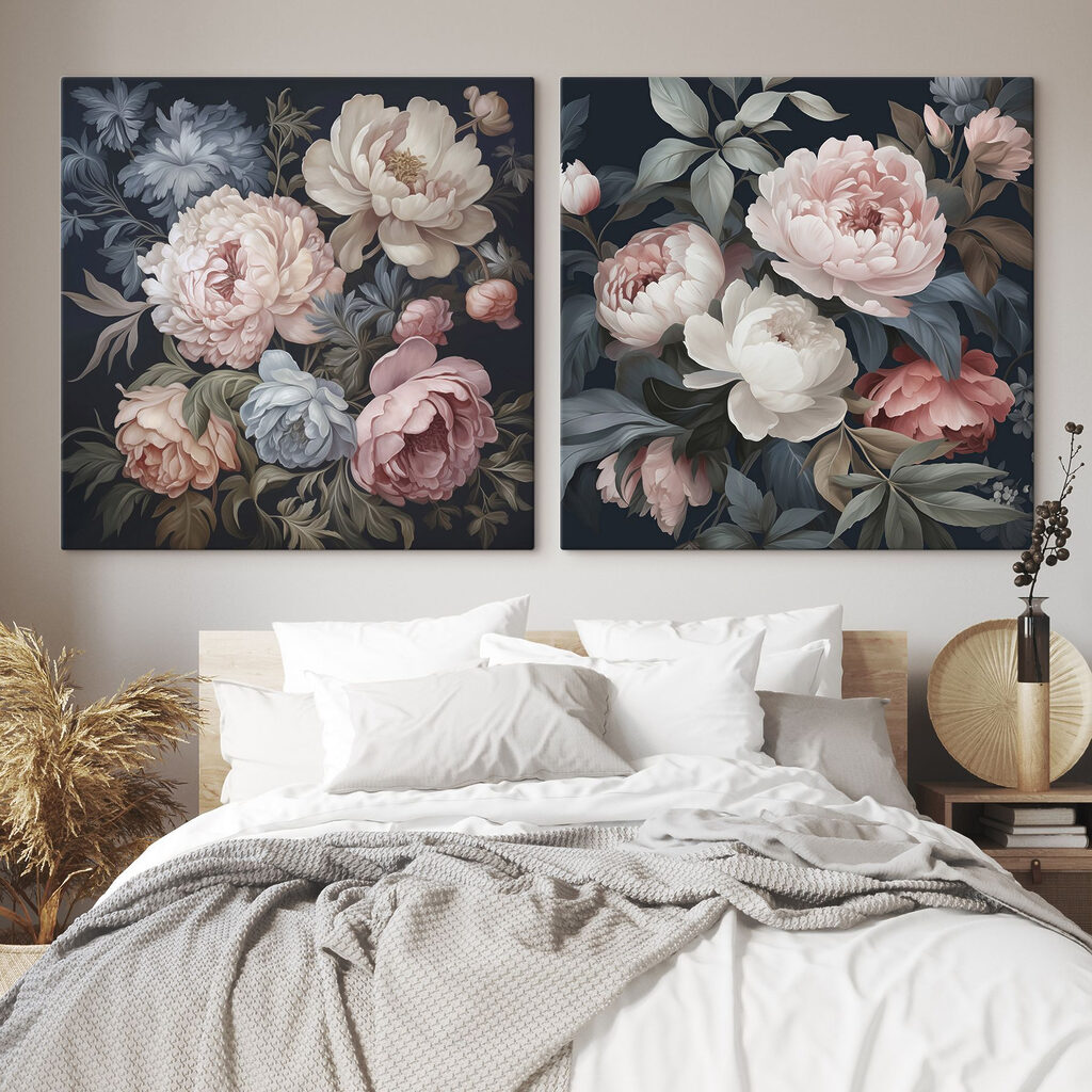 Floral elegance in soft hues