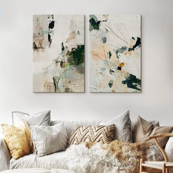 - Abstract exploration of soft hues