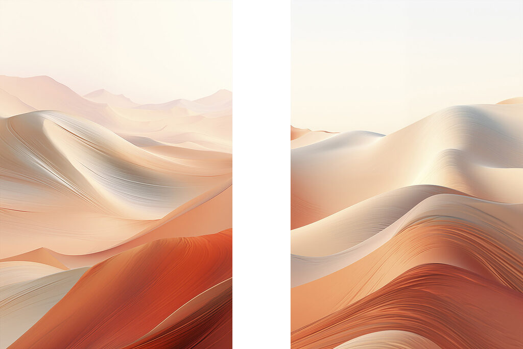 Screenshot of a desert
