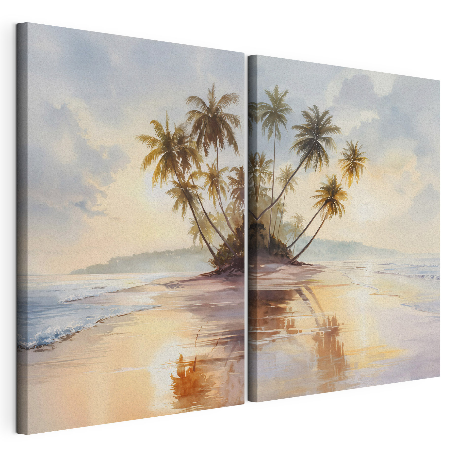 Palm trees on a beach