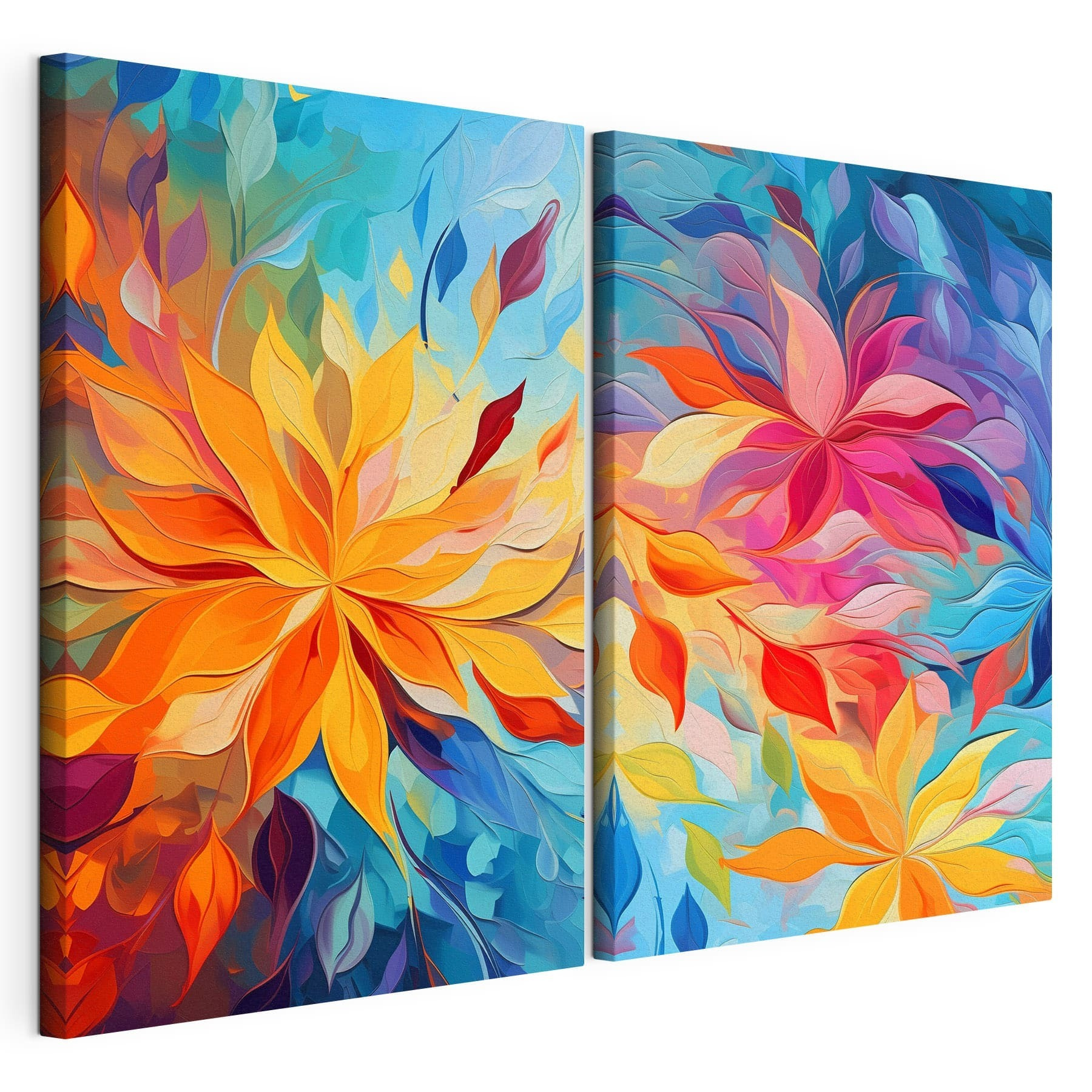 Two images of flowers