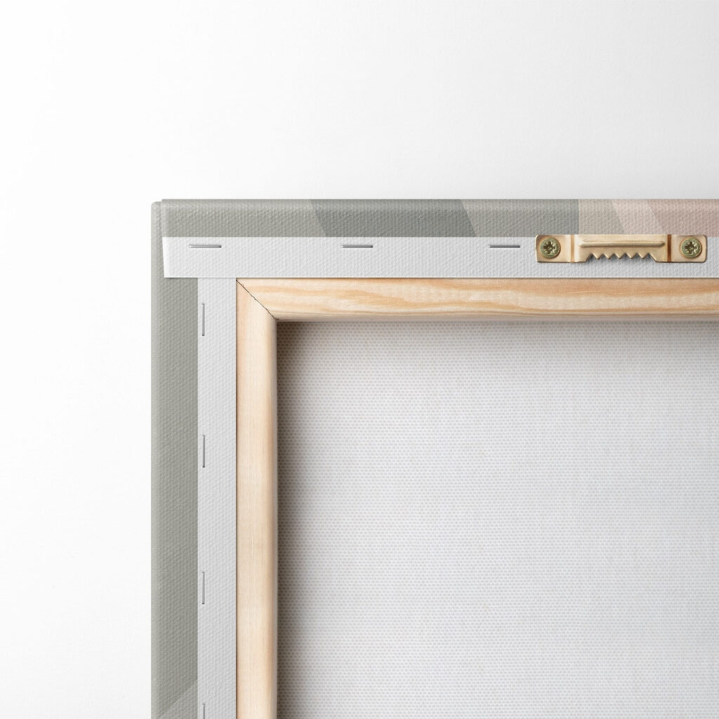 Fluid shapes in soft color palette