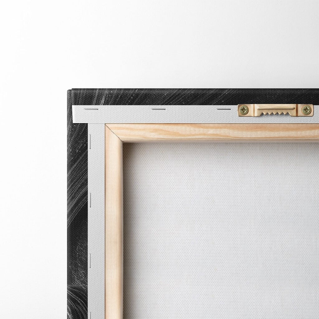 Black and white swirls