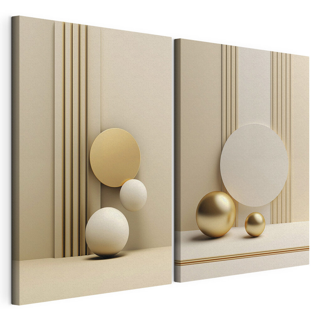 Dynamic shapes in neutral tones
