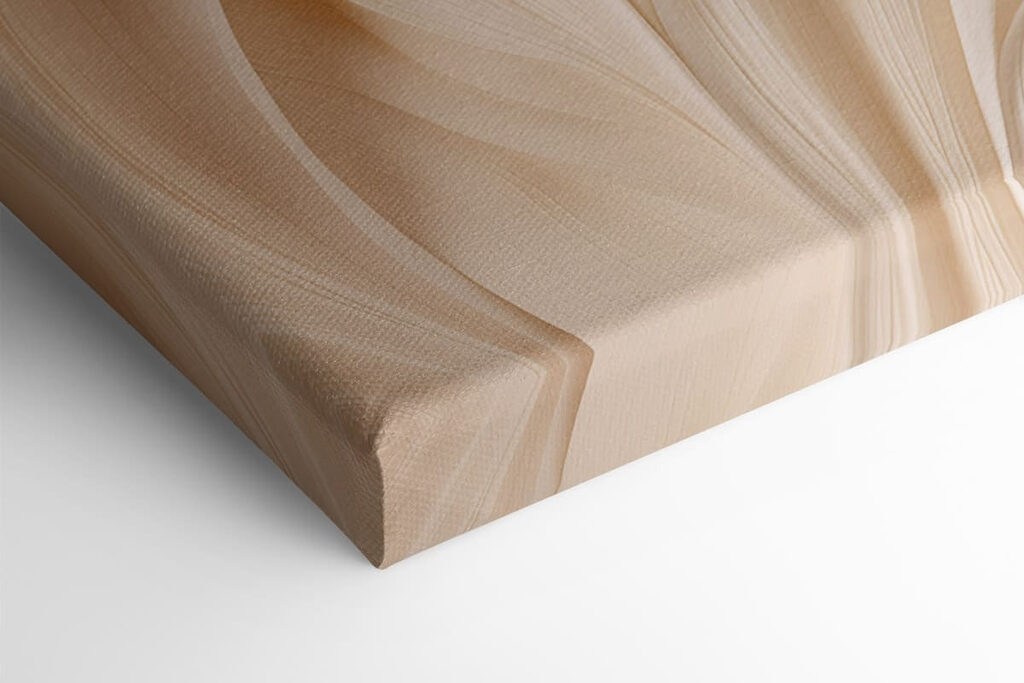 Delicate curves in soft tones