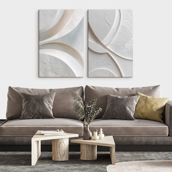 Soft curves and subtle shadows unite