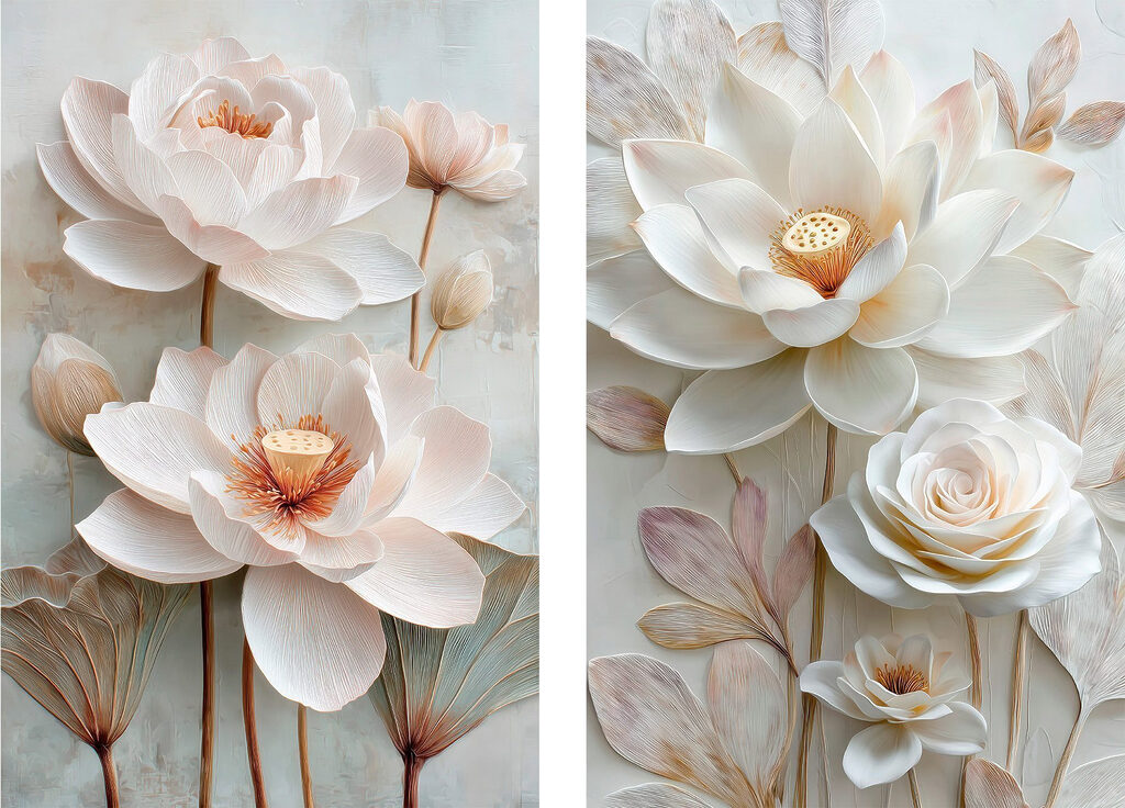 Collage of flowers