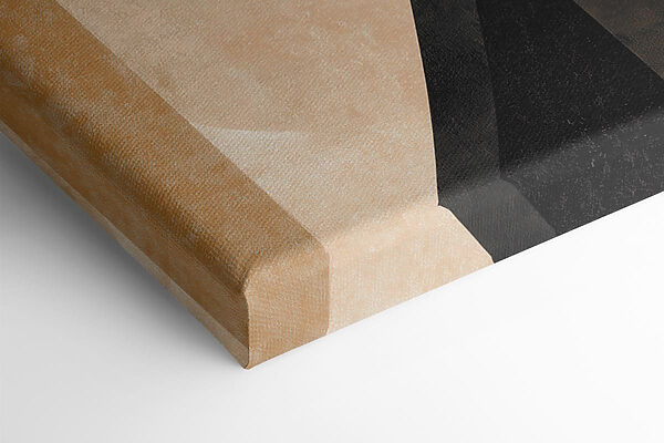 Couple of paintings of a man in a hat
