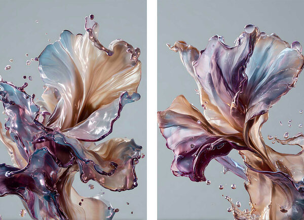 Ethereal movement in fluid forms