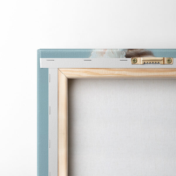 Collage of a woman in a white dress