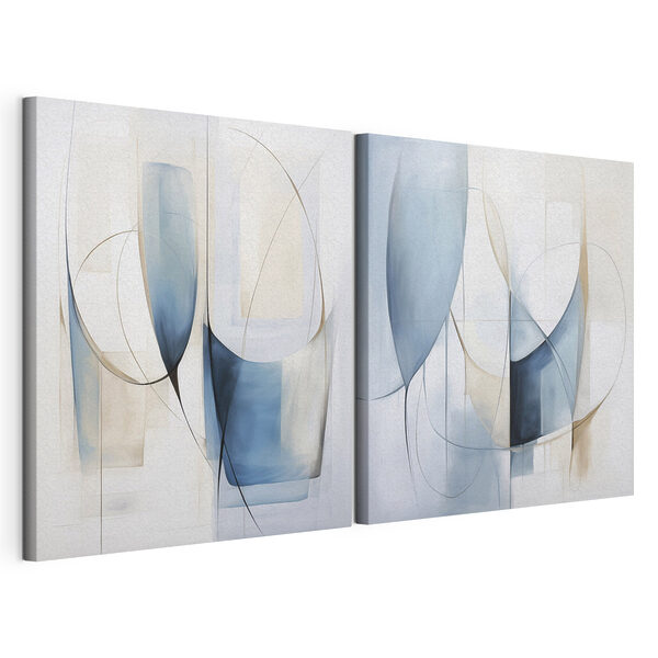 Couple of paintings of different shapes