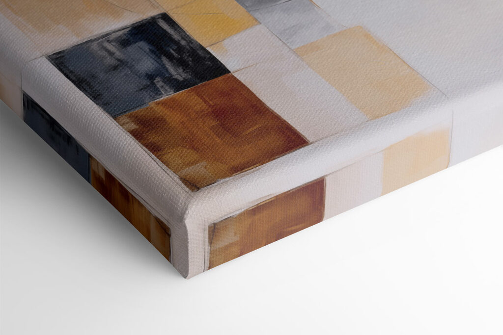 Two paintings of different colors