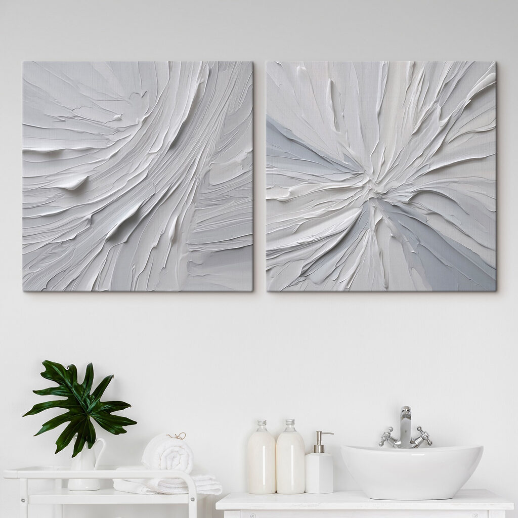 Flowing textures in soft hues