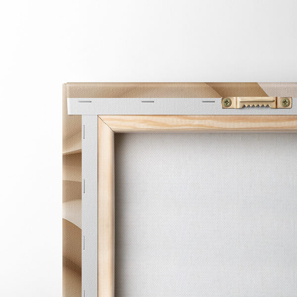Fluid shapes in soft beige tones