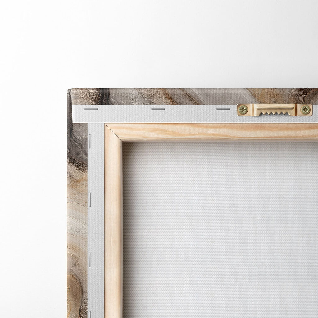 Elegant swirls of earthy tones
