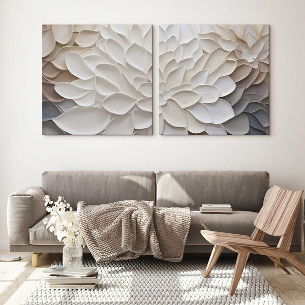 Gentle petals in soft colors