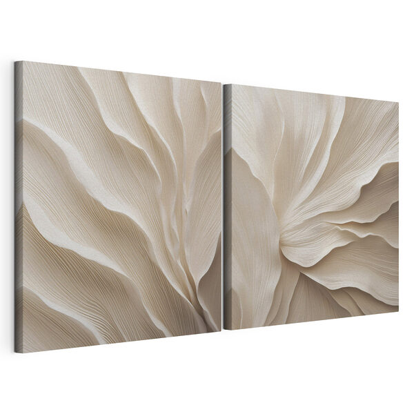Delicate layers of flowing design