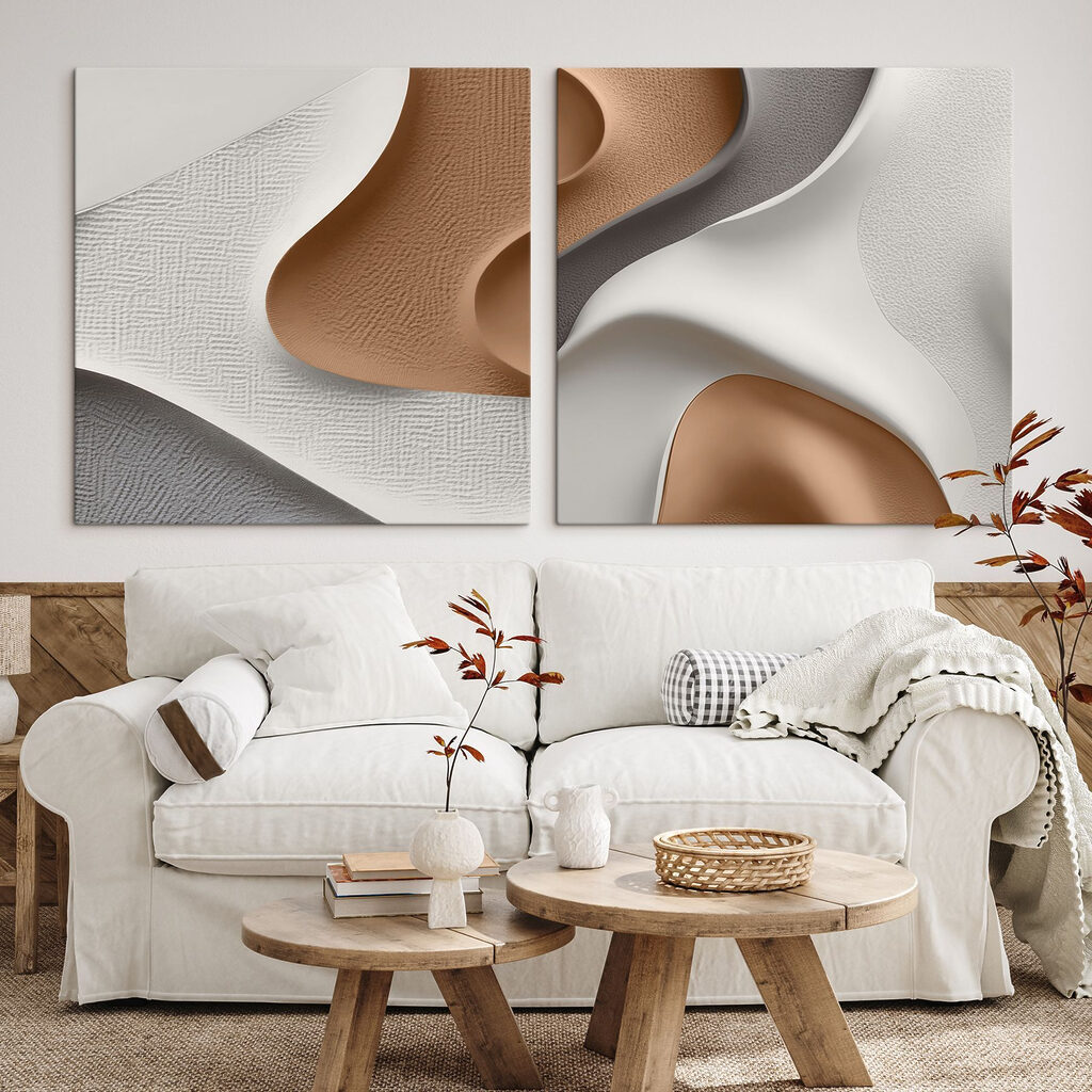 Elegant curves in contrasting shades