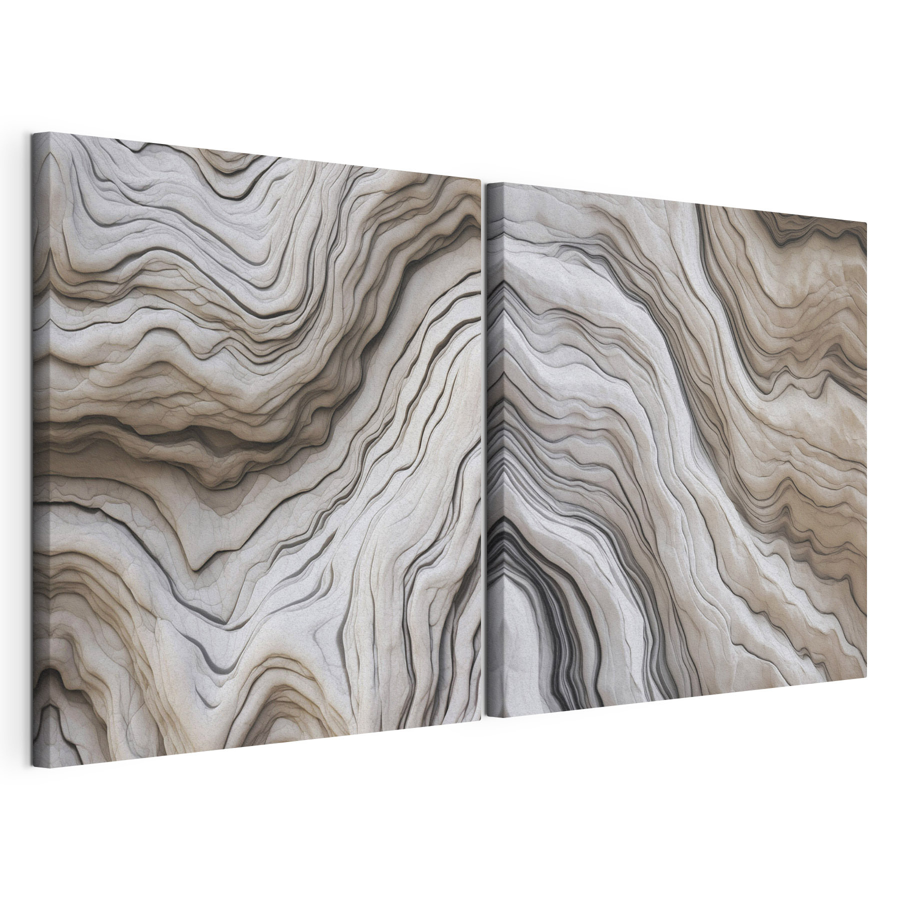Flowing lines in soft neutrals
