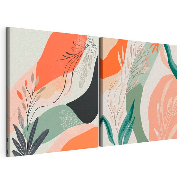 Two images of plants