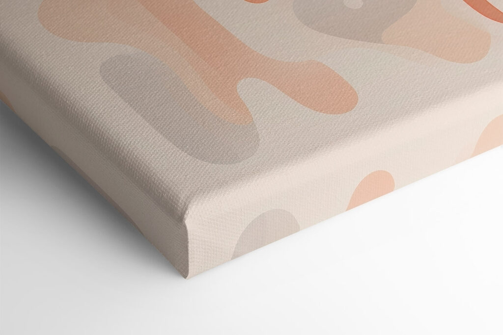 Soft curves in warm colors