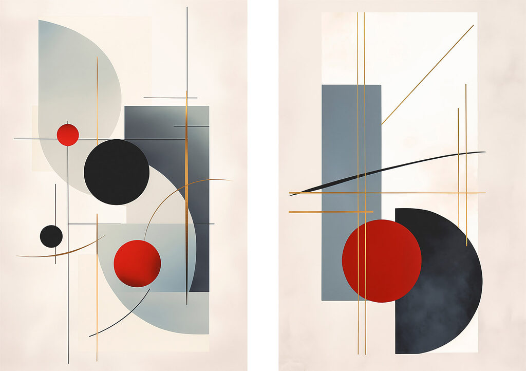 Two images of art