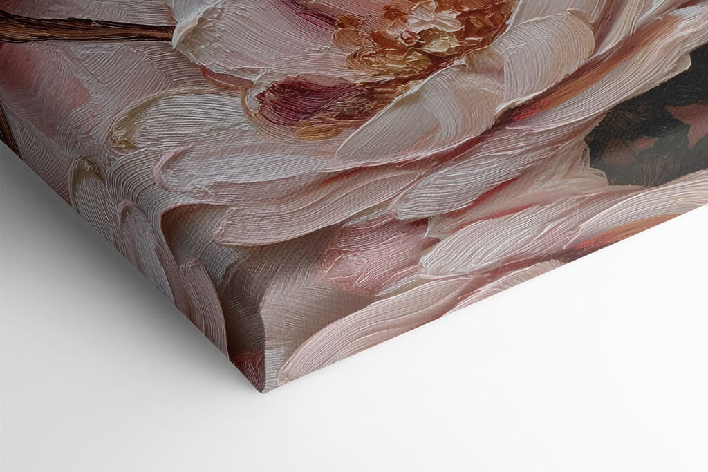 Blooming petals in soft hues