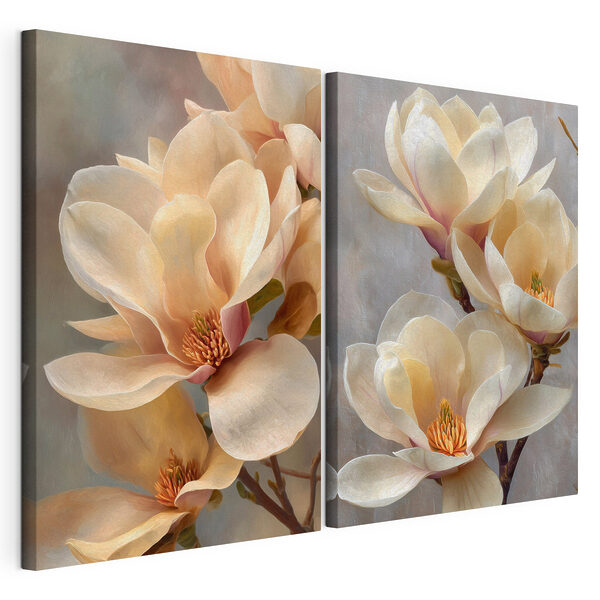 Delicate blooms in soft hues