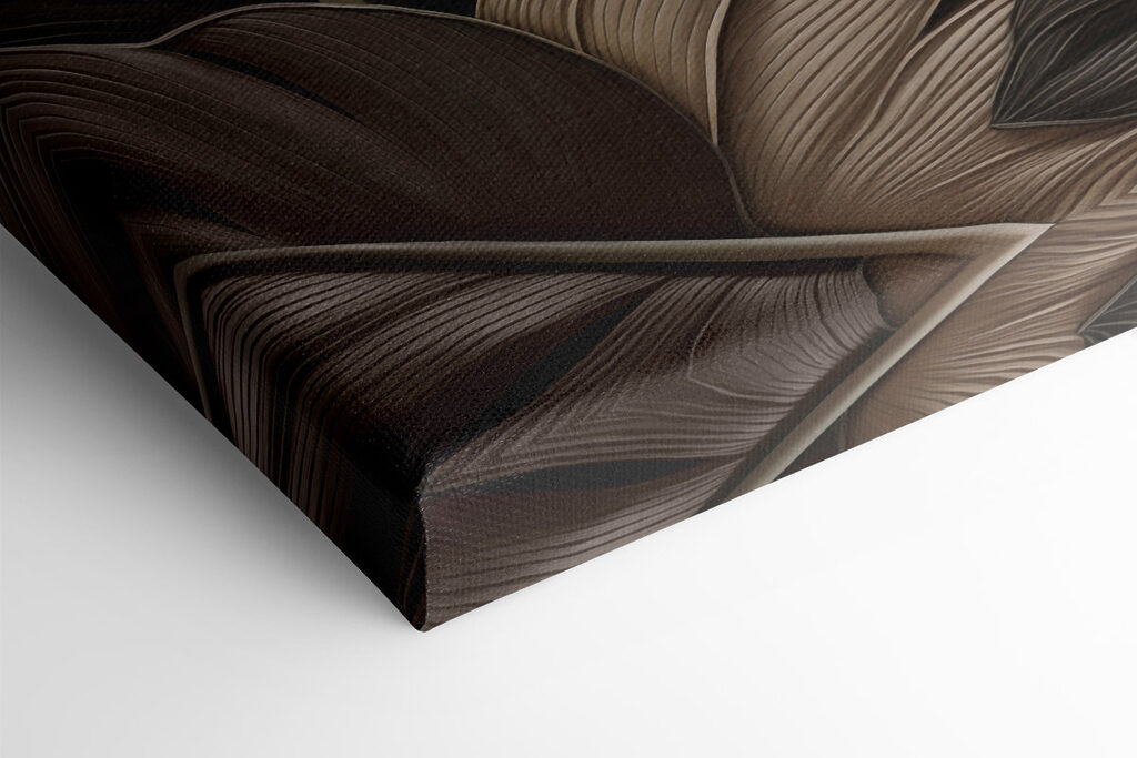 Elegant leaves in harmonious colors