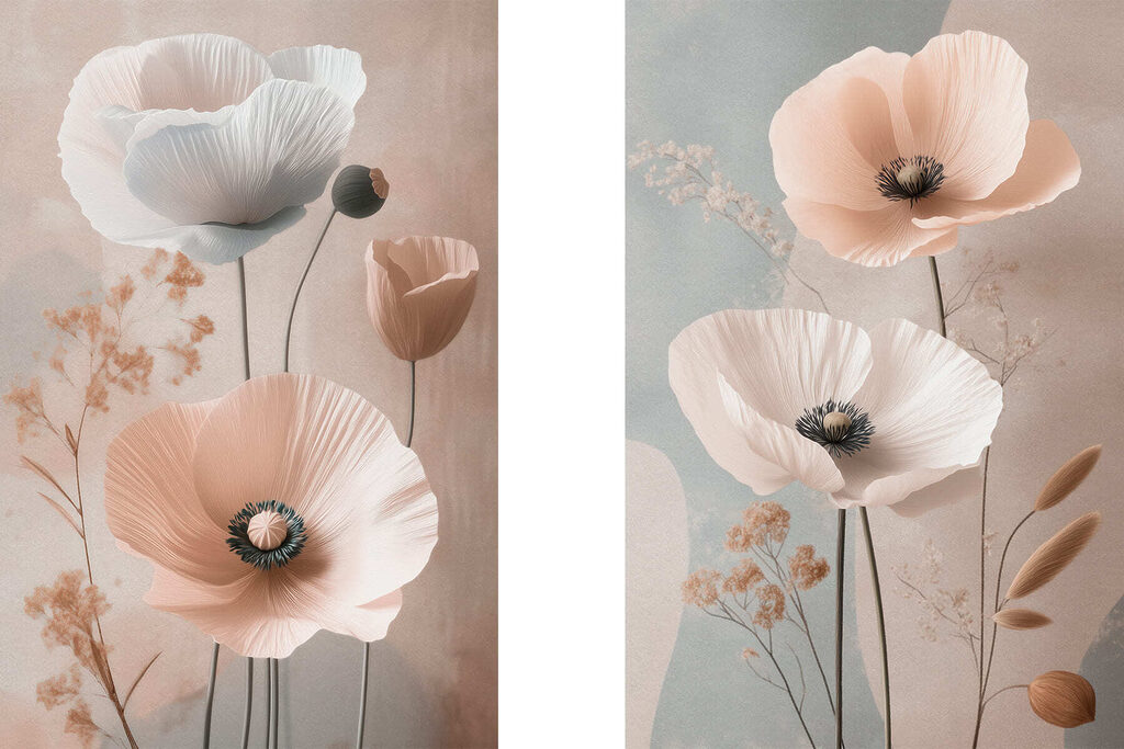 Collage of flowers